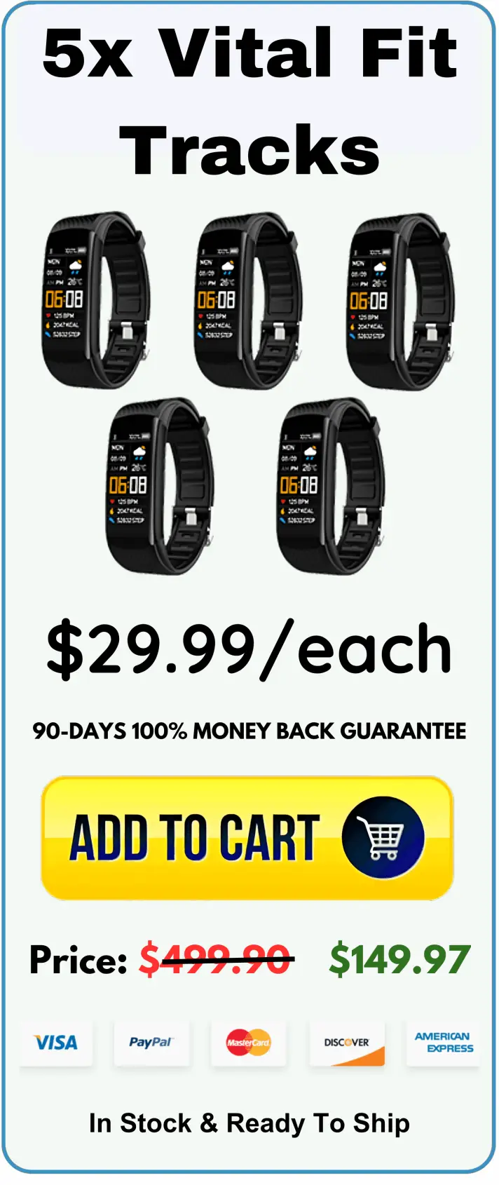 Vital Fit Track package price